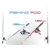 Fishing Rod and Reel Combos Collapsible Fishing Rod Kit,2PCS Telescopic