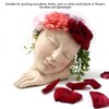 Face Flower Pot Sleeping Girl High Density Resin Drainage Hole