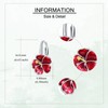 URONE Hibiscus Earrings For Women 925 Sterling Silver Hawaiian Earrings