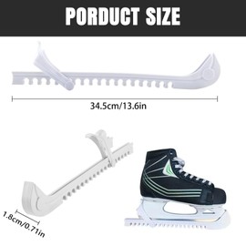 Blade Protectors Ice Skates, 1 Pair of Blade Protectors for Ice Hockey Skates, Protectors for Ice Skates, Blade Protectors, Figure Skating Accessories, Adjustable Ice Skate Protector for Adults
