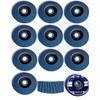 10 Stainless Steel Serrated Washers Diameter 125 mm x 22.23