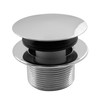 Westbrass D398R-20 1-1/2" NPSM Coarse Thread Mushroom Tip-Toe Bathtub Drain