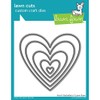 Lawn Fawn Die Cuts - Heart Stackables