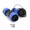 ZBLZGP WEIPU SP21 2 Pin Plastic IP68 Male Female Waterproof