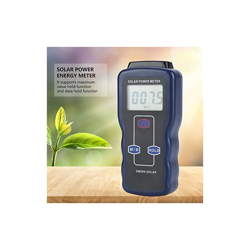 SM206 Digital Solar Power Meter Solar Radiation Energy Insolation Tester