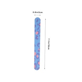 Mikinona 10pcs Double-sided Nail Buffing Block Manicure Nail File Set Coarse Grit Polishing Strip for Salon Home Use Random Color