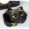 Ebros Gift Wicca Magic Black Cat With Triple Moon Goddess