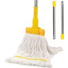 Heavy Duty Commercial Clip Mop with 48" Long Handle –
