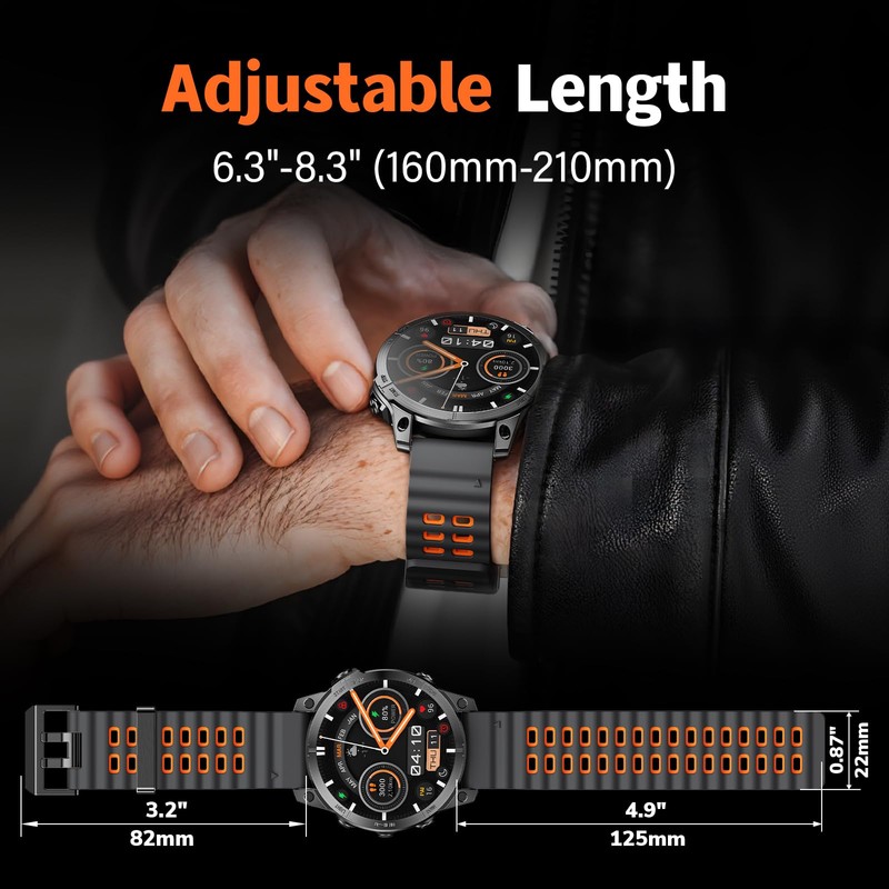 Quickfit 22mm Watch Bands for Garmin Fenix 8 47mm/7/6/5, Sports