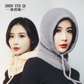 Women's Winter Balaclava - New Cozy Warm Design LF1513 - One Size Fits All Light Beige 4ea