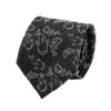 [COLORATA] Carolata Shark Pattern Necktie (100% Silk / Jacquard Woven),