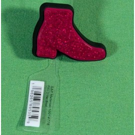 Crocs New Original Jibbitz Crocs Charm: Pink Glitter Boot 1 Piece