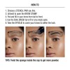 Kiss New York Instant Brow Stamp And Stencil Kit Dark