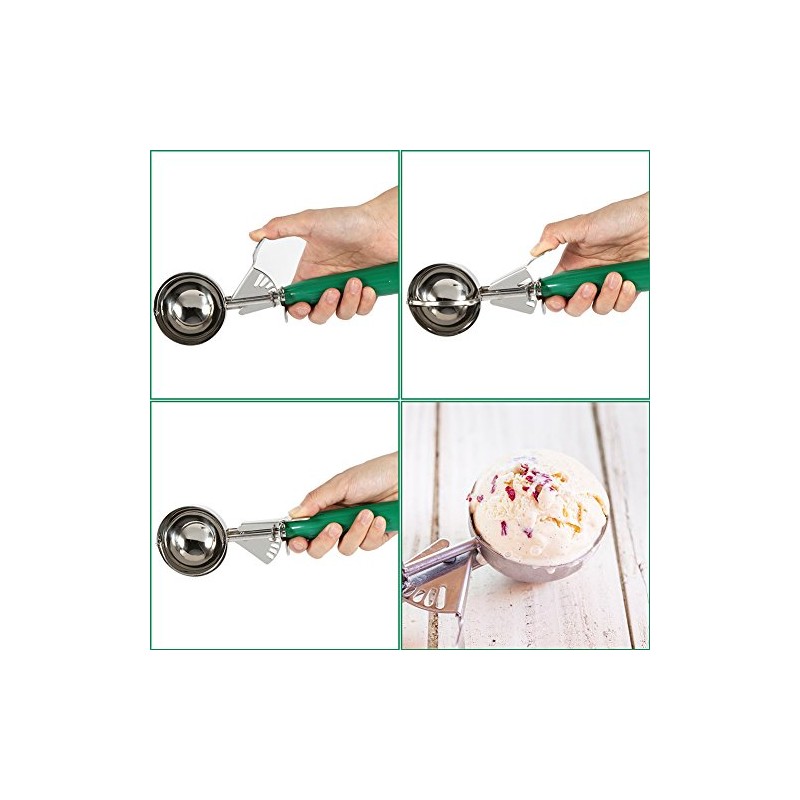 Cuchara para Helado con Liberación, Acero Inoxidable