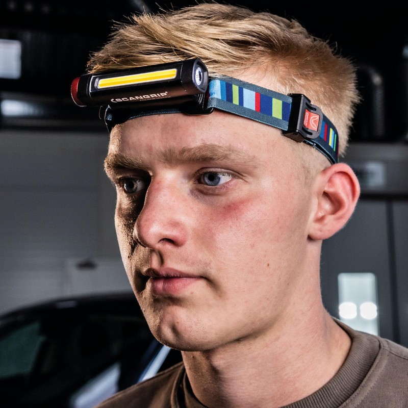 Scangrip UNIMATCH, Multifunctional LED Headlamp and Penlight in one with