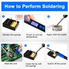 PNECK Soldering Iron Kit, 80W Soldering Iron Pen with Adjustable