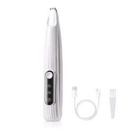 Hunde Pfotenschneider, Geräuscharmer Hundepflegetrimmer Über USB Wiederaufladbar Haustierpflegewerkzeug mit LED Anzeige und Licht für Katzen, Hundehaare, Pfoten, Augen, Ohren Und Gesicht