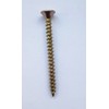 M4 Wood Screws Zinc Plated Yellow Long 2 inch (0.16"
