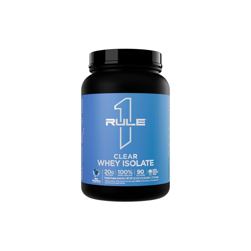 Rule One Proteins Clear Isolate - 20g All-whey Isolate Protein,