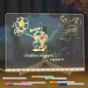 Led Note Board with Colors Acrylic Dry Erase Board with