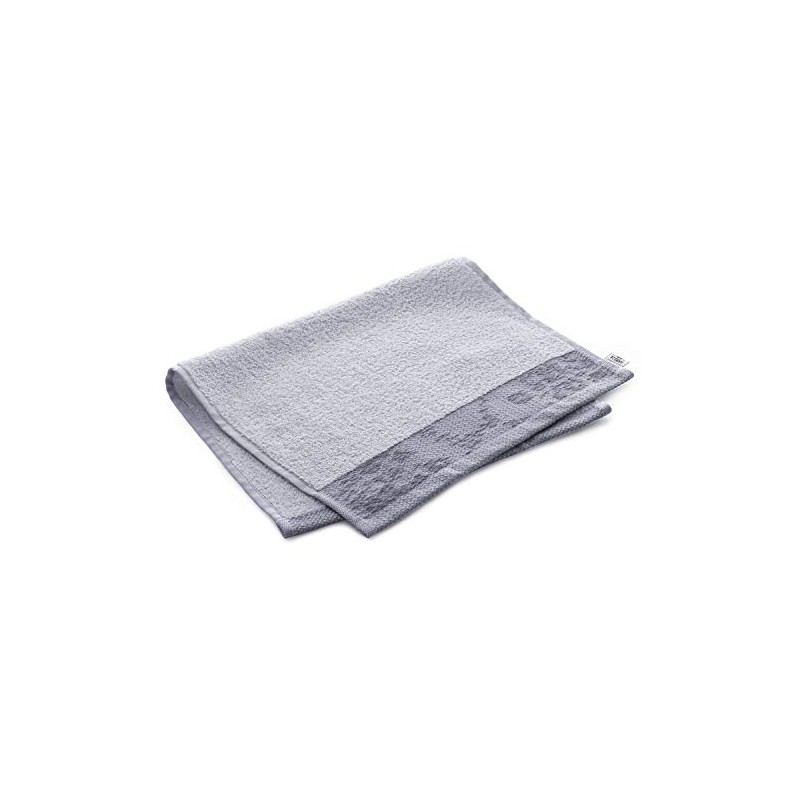 AmeliaHome Bath Towel 100% Cotton Border 500 g/m² Crea, 50x90