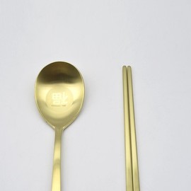 Hanil Turtle Titanium Cutlery Set 1P / 한일 거북이 티타늄 수저 세트 1P