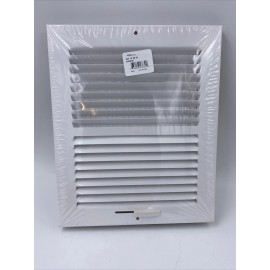 HART/COOLEY A/C - HEAT REGISTER 10x8” (Adjustable) 2-Way Steel-White-NE