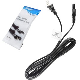 HQRP AC Power Cord Compatible with Aiwa Exos-9 Exos9, JBL Partybox Party Box 100 110 200 300 310 710 1000 Portable Boombox Bluetooth Speaker Audio Music System Power Cable, UL Listed