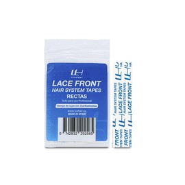 LuxHair Tape for Wigs and Lace Front - Prostheses - Both Sides and Gentle - High Adhesion - Strong and Extra Strong Attachment up to 4 Weeks - Straight Contours - Pack of 36