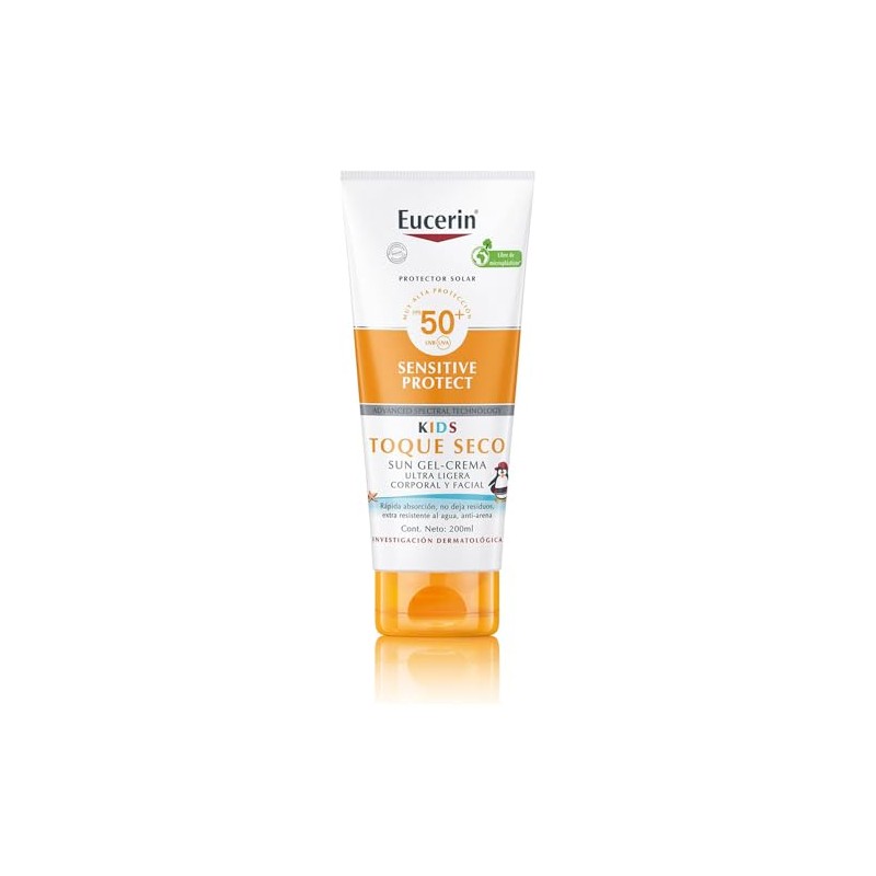 Eucerin Sun Kids Gel Crema Dry Touch Fps50 200Ml