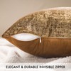 Phantoscope Pack of 2 Bronzing Velvet Decorative Throw Pillow Covers