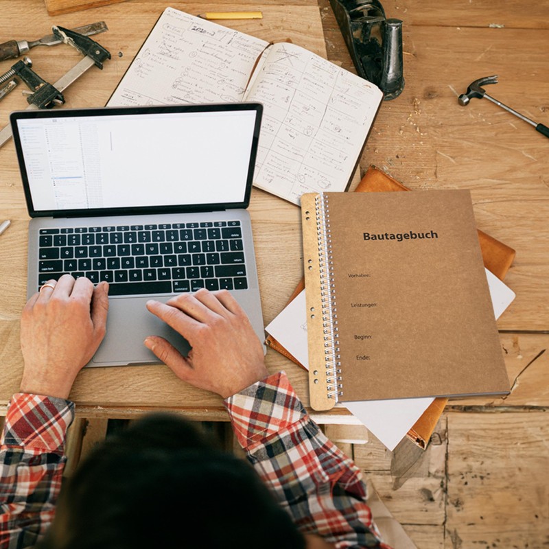 Professional Construction Diary for Construction Site as a Construction Diary