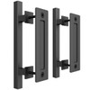 SMARTSTANDARD 2 Pack Barn Door Handles Set, 12" Large Rustic
