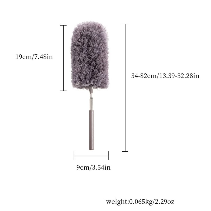 Magik 1-2 Pcs Adjustable Microfiber Feather Duster Extend Brush Household