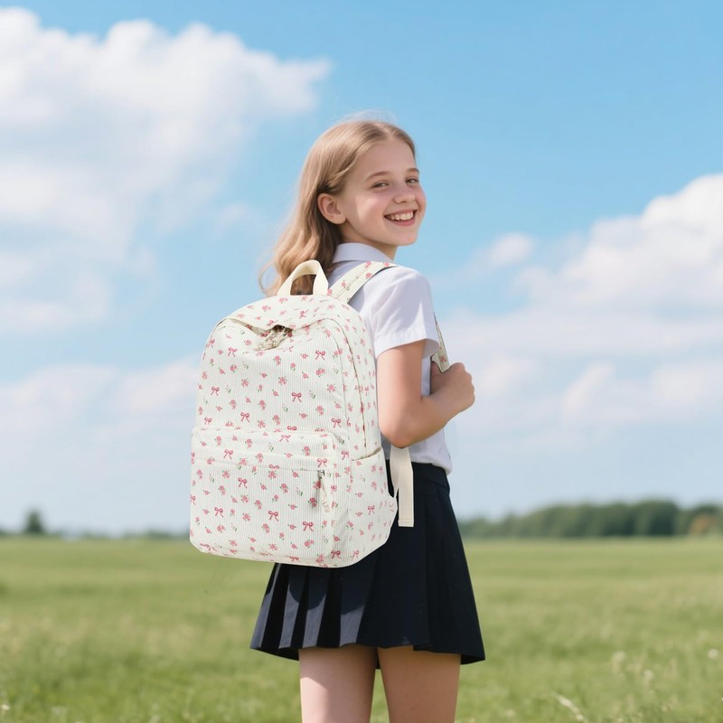 School Backpack Girls Teenagers Women's School Bag Backpack Set School