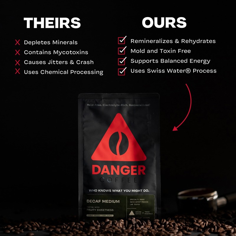 Danger Coffee by Dave Asprey, Remineralized, Mold Free & Lab