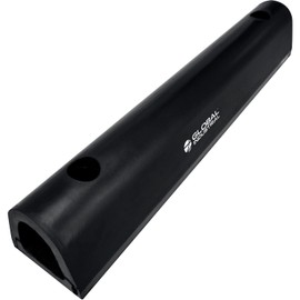 Global Industrial Extruded Rubber Fender Bumper, 24" L x 4-1/4"W x 4" H