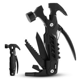 CHAYMOOR Professional Multitool 14-in-1 High-Carbon Steel Multi-Tool for Outdoor, Camping, Survival Gear with Hammer, Knife, Screwdrivers – Compact & Durable Gift for Men Outdoor Gifts