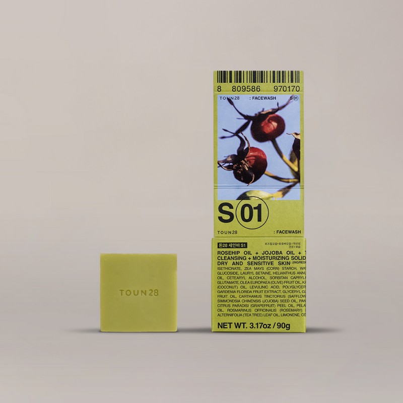 Tone28 Face Wash Bar S1 Rosehip 80g (dry/moisturizing) mildly acidic