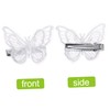 Beavorty 10pcs Embroidered Butterflies Hair Clips Lace Barrettes for Girls