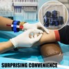 Threlaco 6 Pack Phlebotomy Tube Holder Wristband Nurse Gift,Blue |
