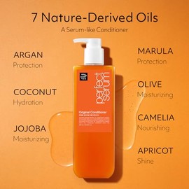 Mise En Scene Suero Perfecto Acondicionador Original para Cabello Dañado, Cuidado de Nutrientes Con Aceite de Argán, Que Contiene Aceite de Semilla de Jojoba para Cabello Suave y Brillante, 22.99 Fl.O