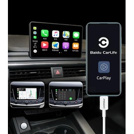 Cable Carplay para Automóvil iPhone 16E/17 para iPhone 16E/17Air, 15/16/17 Pro Max 15 16 Plus Cable de Accesorios para Automóvil, USB A a USB C para i