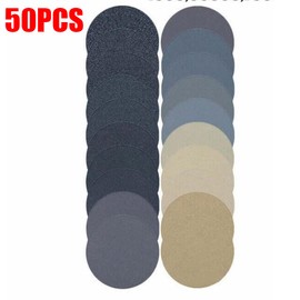 SPORTARC 50pcs 75mm 400/600/800/1500/2000/2500/3000/4000/5000/7000 Grit Hook and Loop Sanding Discs