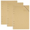 3 Packs A5 Refill Paper Lined, 135 Sheets 6 Holes