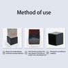 20mm Black Plastic Covers, Square End Caps for Tube Chairs