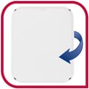 T-fal K23803 Ingenio Cutting Board, Reversible, White