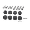 BUGUUYO 1 Set Security License Plate Screws Durable Fasteners for