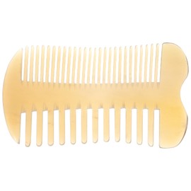 OX Horn Comb - Handmade Double-Sided Wide Tooth Anti-Static Massage Comb for Men & Women