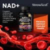 NAD+ Supplement with Resveratrol & Quercetin, Vegan, 120 Softgels, Supports